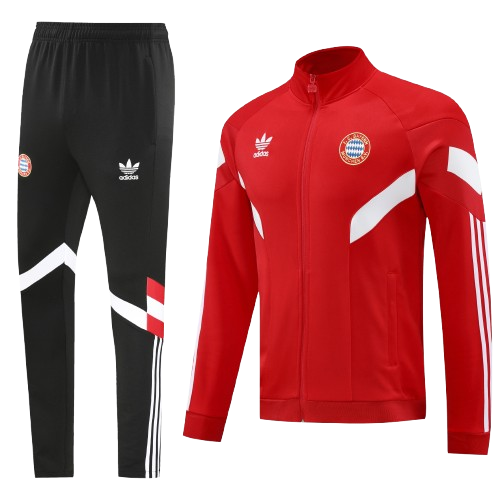 חליפת באיירן אדומה רוכסן מלא