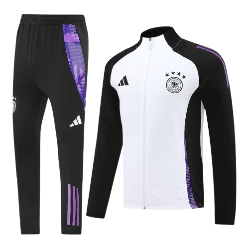 חליפת גרמנייה לבנה רוכסן מלא