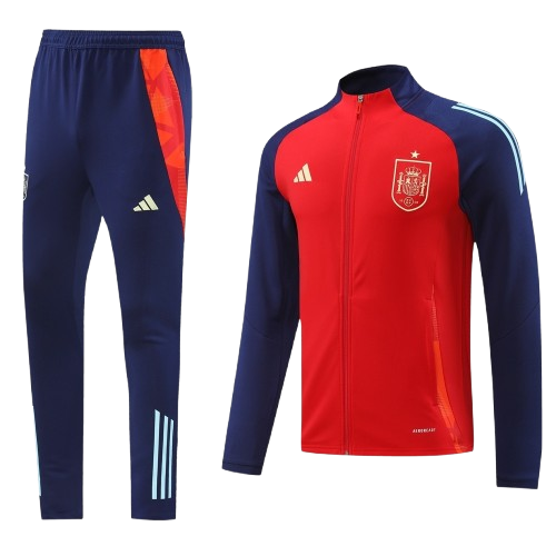 חליפת ספרד אדומה רוכסן מלא