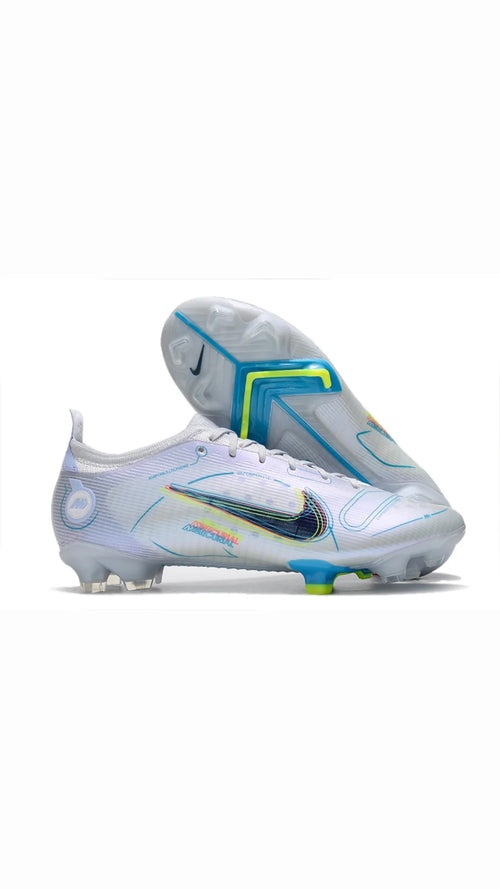 NIKE MERCURIAL VAPOR 14 ELITE FG - White Silver Blue