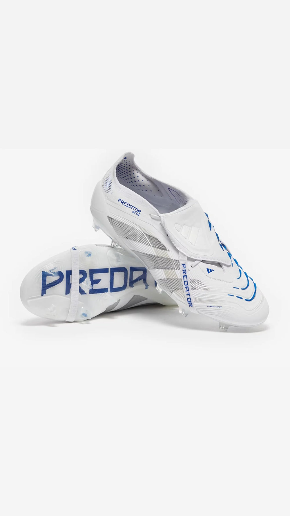 ADIDAS PREDATOR ELITE TONGUE FG - White Blue