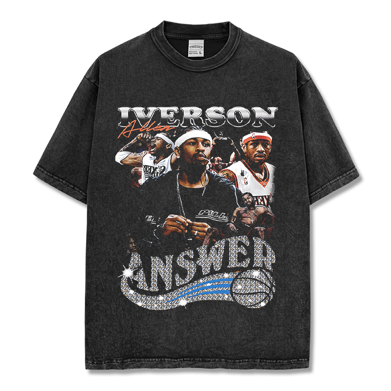 ALLEN IVERSON VINTAGE TEE · ROOKIE YEAR