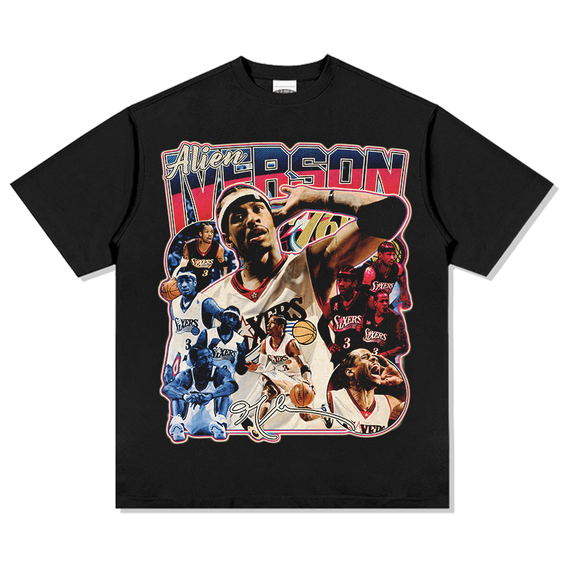 ALLEN IVERSON VINTAGE TEE · NOTHING BUT NET