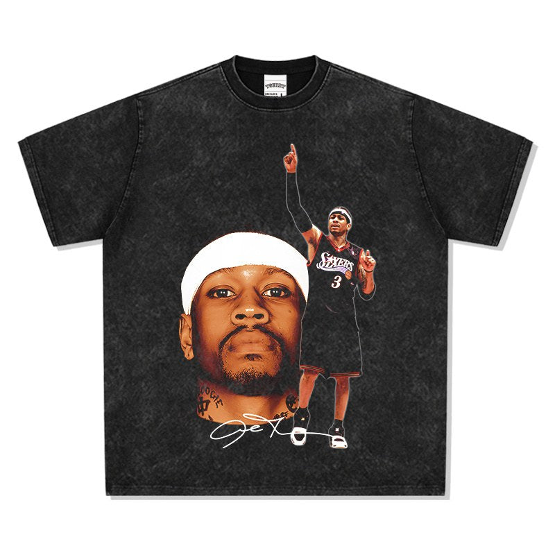 ALLEN IVERSON VINTAGE TEE · HALL OF FAME