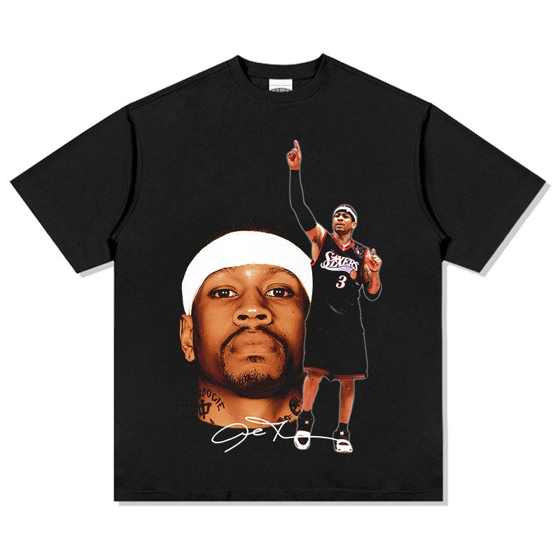 ALLEN IVERSON VINTAGE TEE · HALL OF FAME