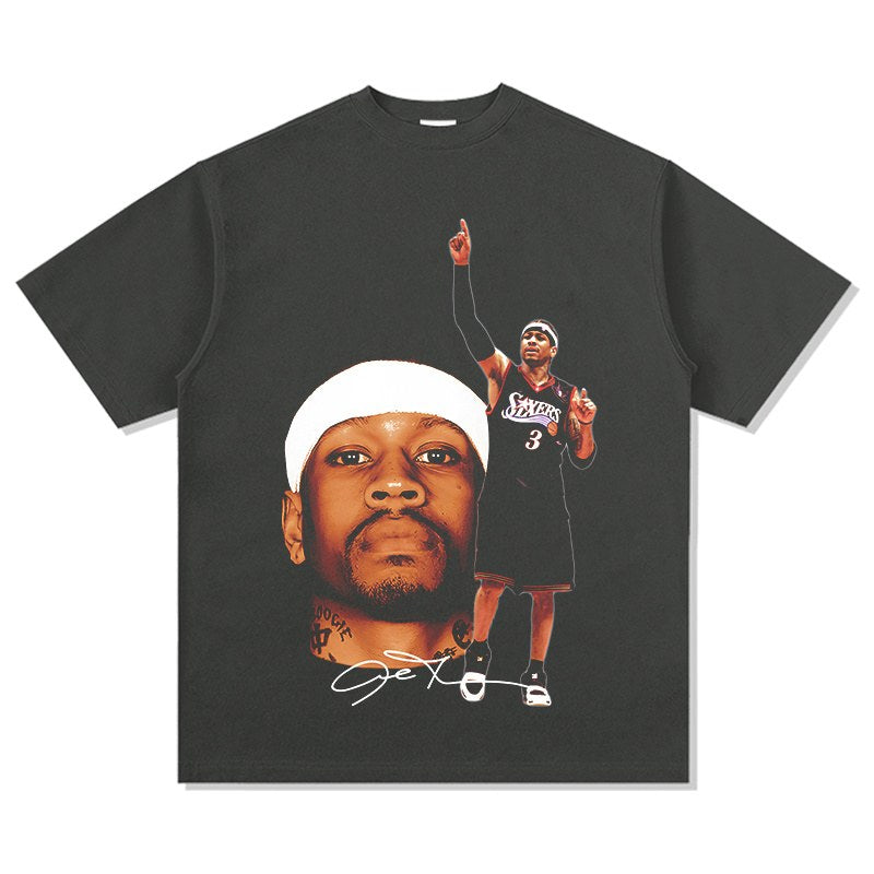 ALLEN IVERSON VINTAGE TEE · HALL OF FAME