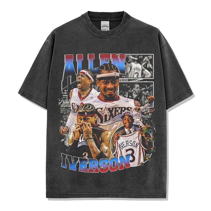 ALLEN IVERSON VINTAGE TEE · FADEAWAY
