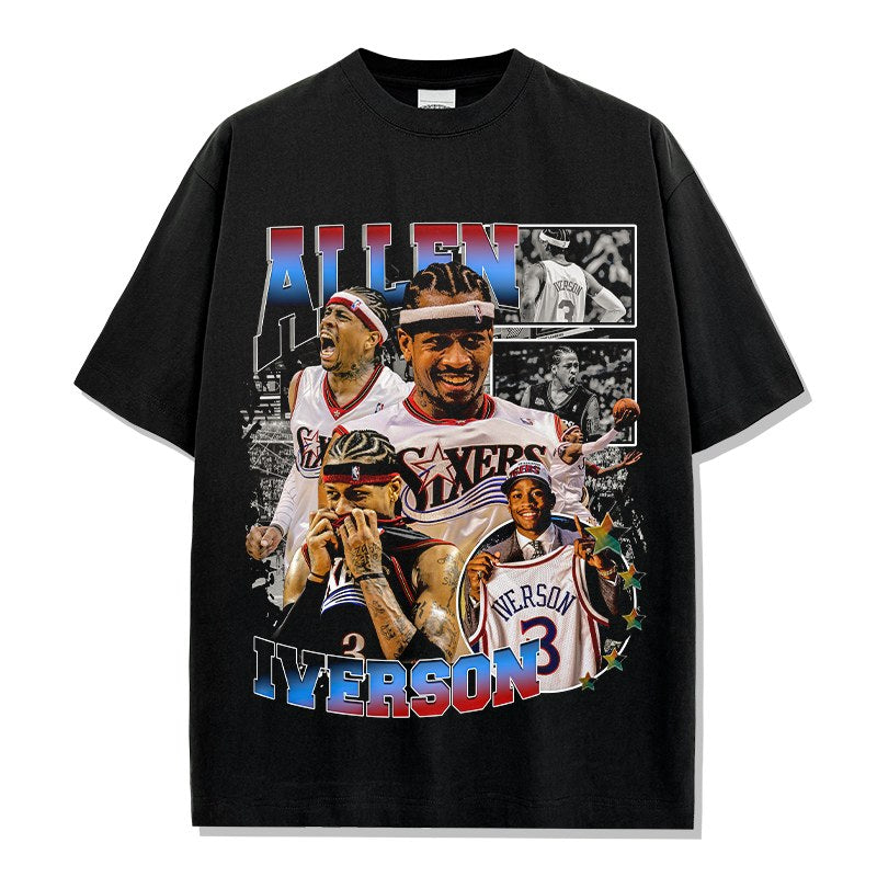ALLEN IVERSON VINTAGE TEE · FADEAWAY