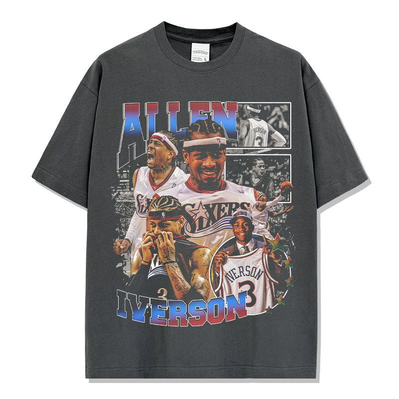ALLEN IVERSON VINTAGE TEE · FADEAWAY