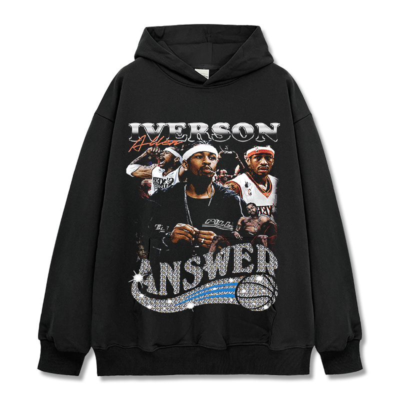ALLEN IVERSON VINTAGE HOODIE · ROOKIE YEAR