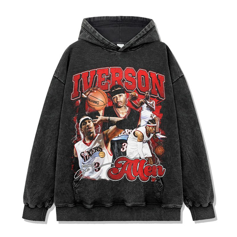 ALLEN IVERSON VINTAGE HOODIE · DYNASTY