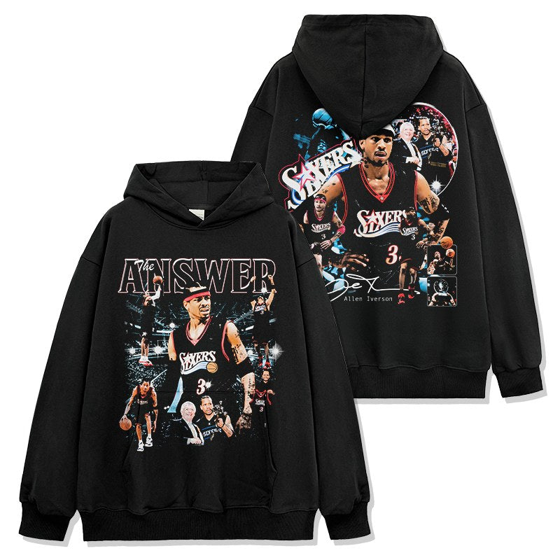 ALLEN IVERSON VINTAGE HOODIE · CROSSOVER