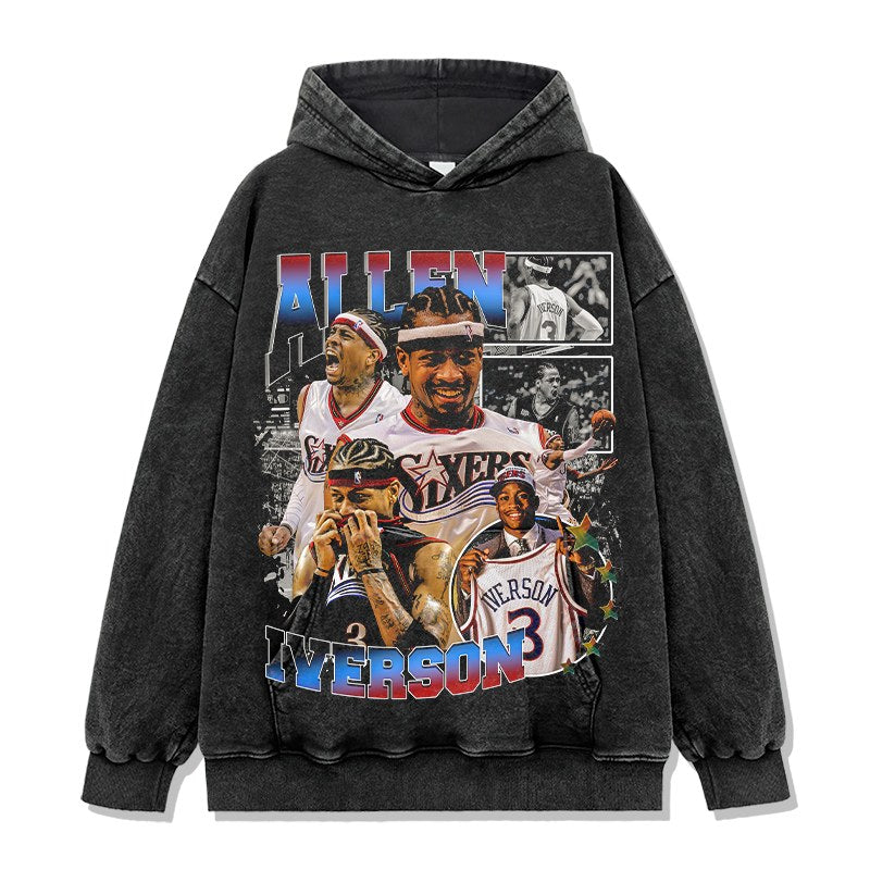 ALLEN IVERSON VINTAGE HOODIE · FADEAWAY