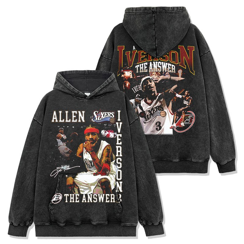 ALLEN IVERSON VINTAGE HOODIE · CLUTCH