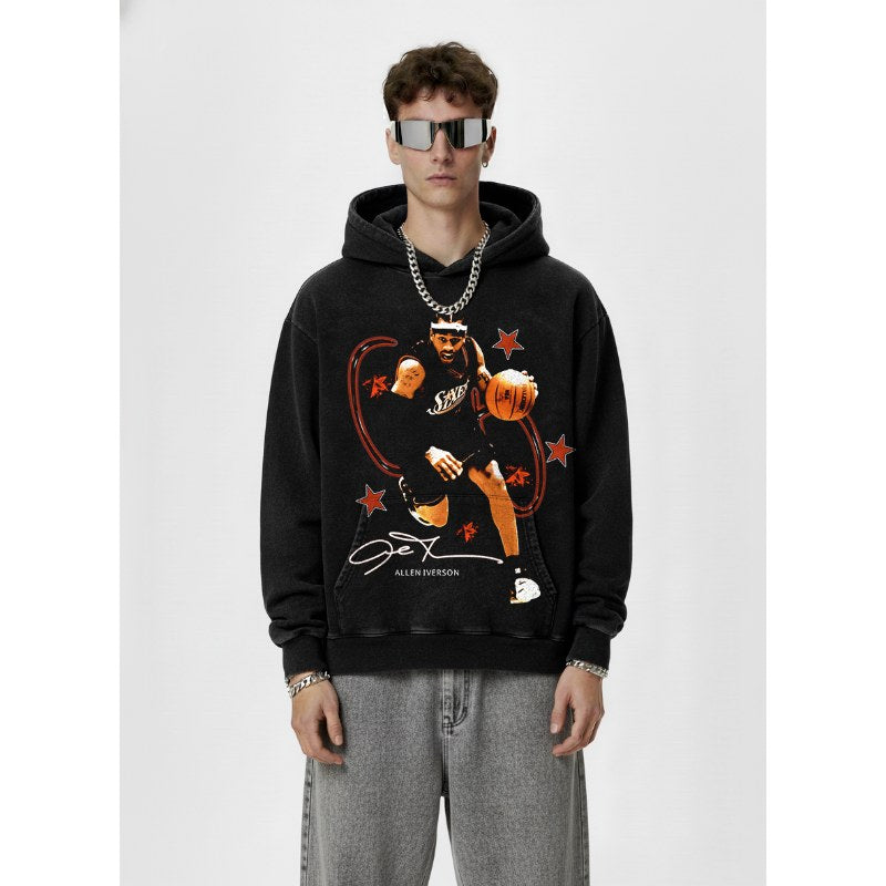 ALLEN IVERSON VINTAGE HOODIE · BUZZER BEATER