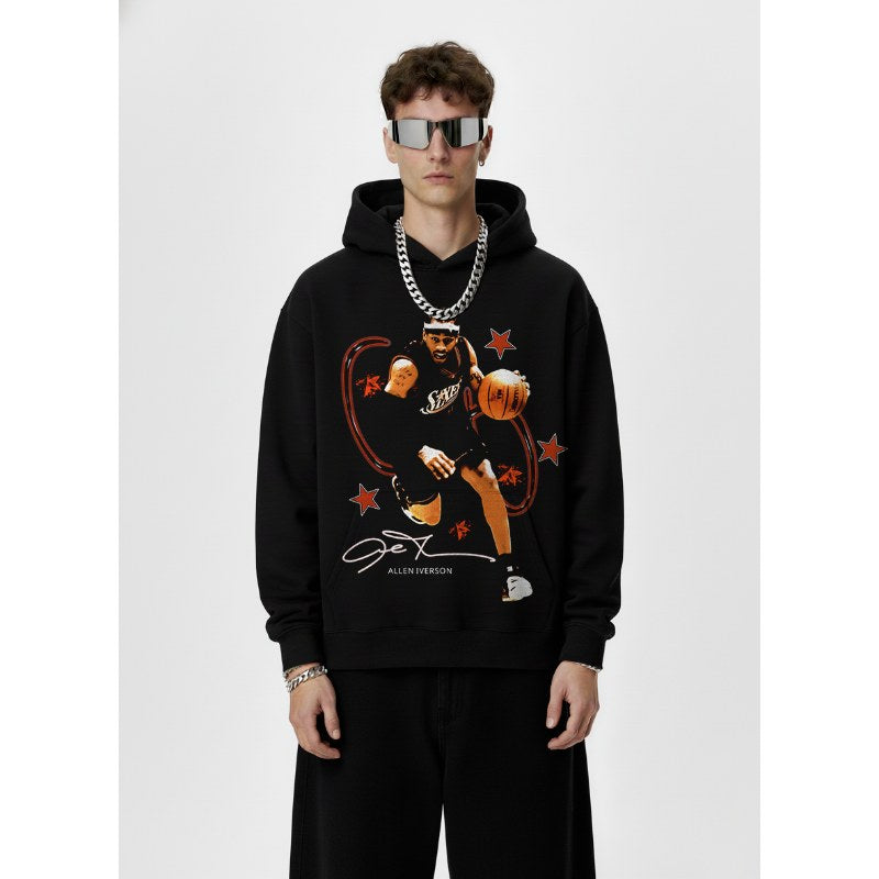 ALLEN IVERSON VINTAGE HOODIE · BUZZER BEATER
