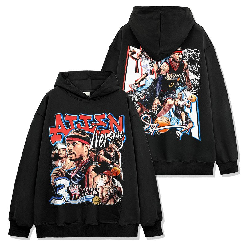 ALLEN IVERSON VINTAGE HOODIE · LEGEND