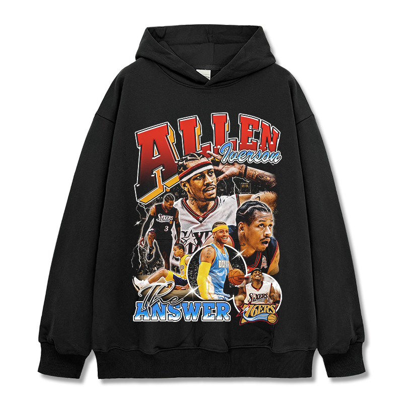 ALLEN IVERSON VINTAGE HOODIE · GAME 7
