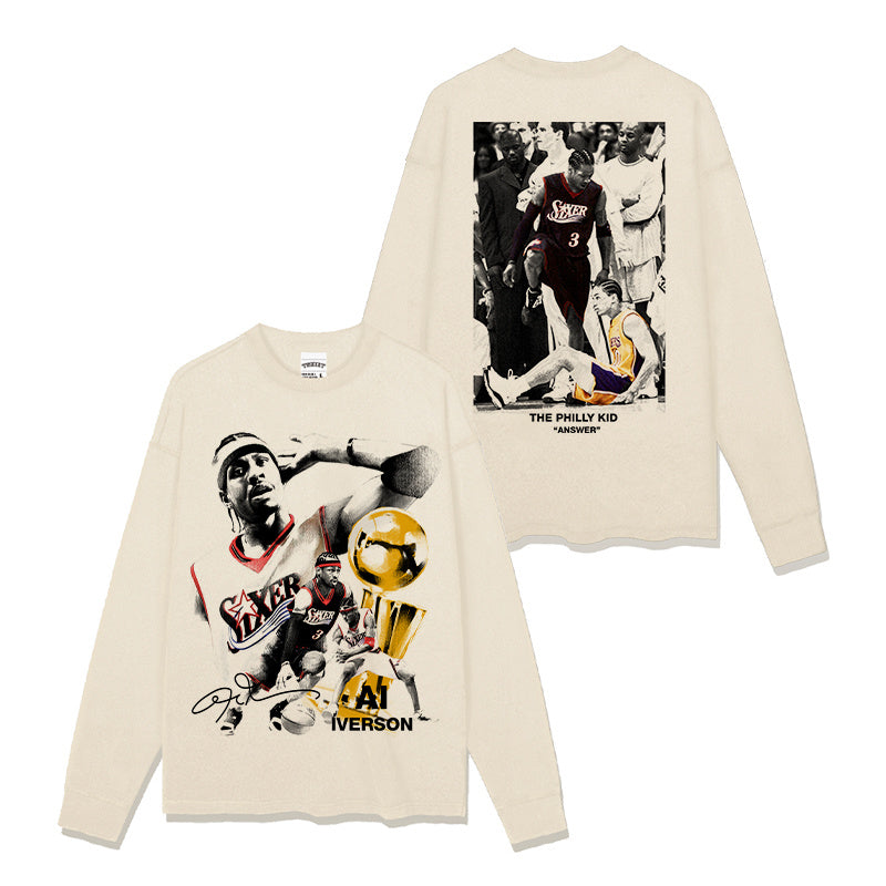 ALLEN IVERSON LONG SLEEVE · TRIPLE DOUBLE