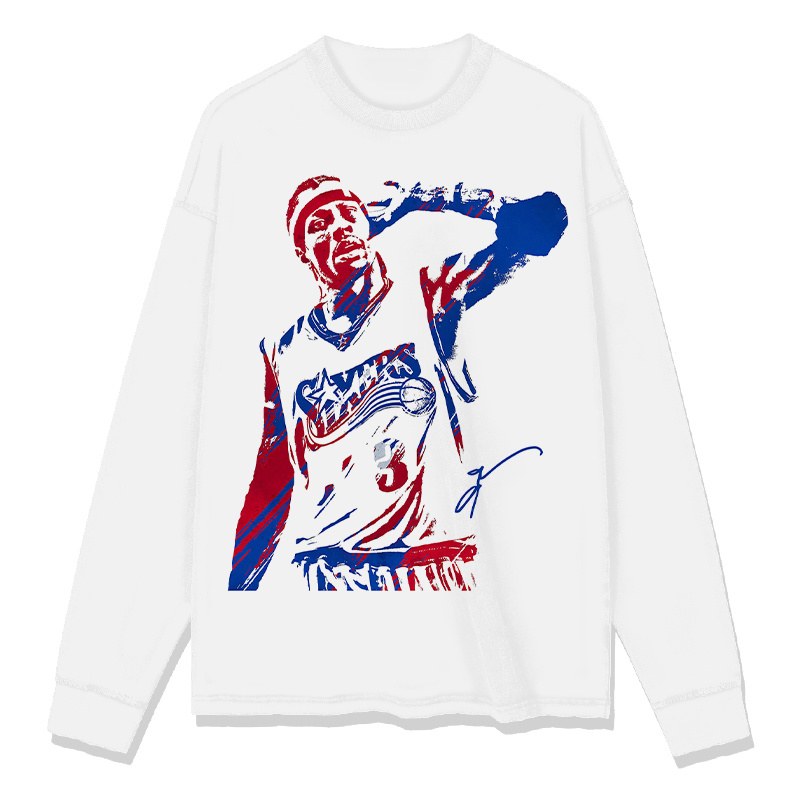 ALLEN IVERSON LONG SLEEVE · SLAM DUNK