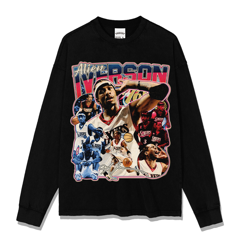 ALLEN IVERSON LONG SLEEVE · NOTHING BUT NET