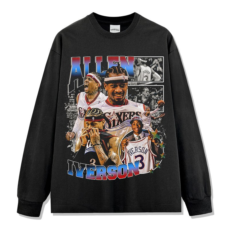 ALLEN IVERSON LONG SLEEVE · FADEAWAY