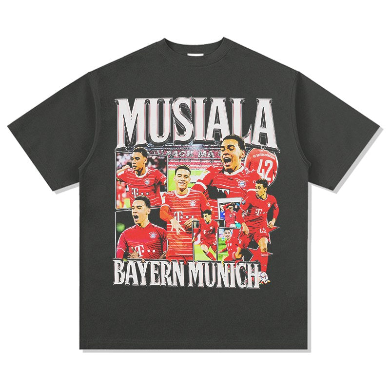 JAMAL MUSIALA VINTAGE TEE · NIGHT GAME