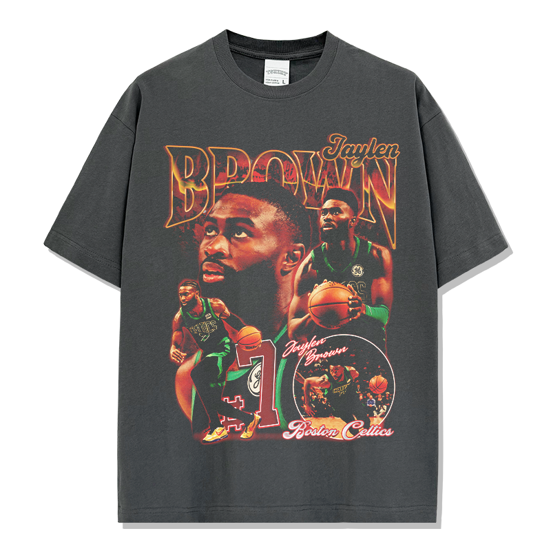 JAYLEN BROWN VINTAGE TEE · CROSSOVER