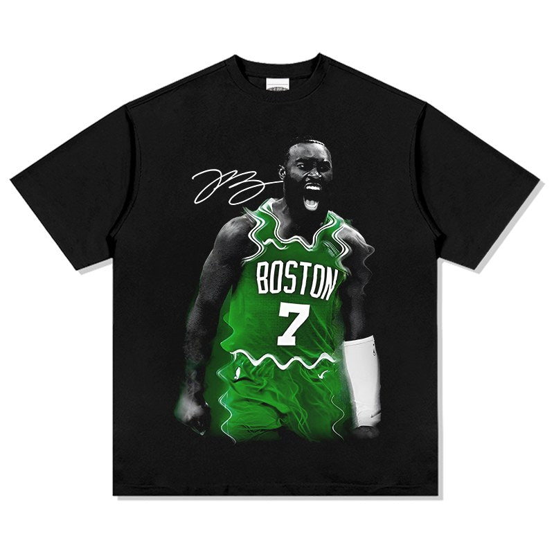 JAYLEN BROWN VINTAGE TEE · BUZZER BEATER