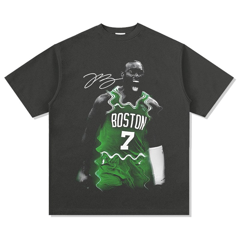 JAYLEN BROWN VINTAGE TEE · BUZZER BEATER