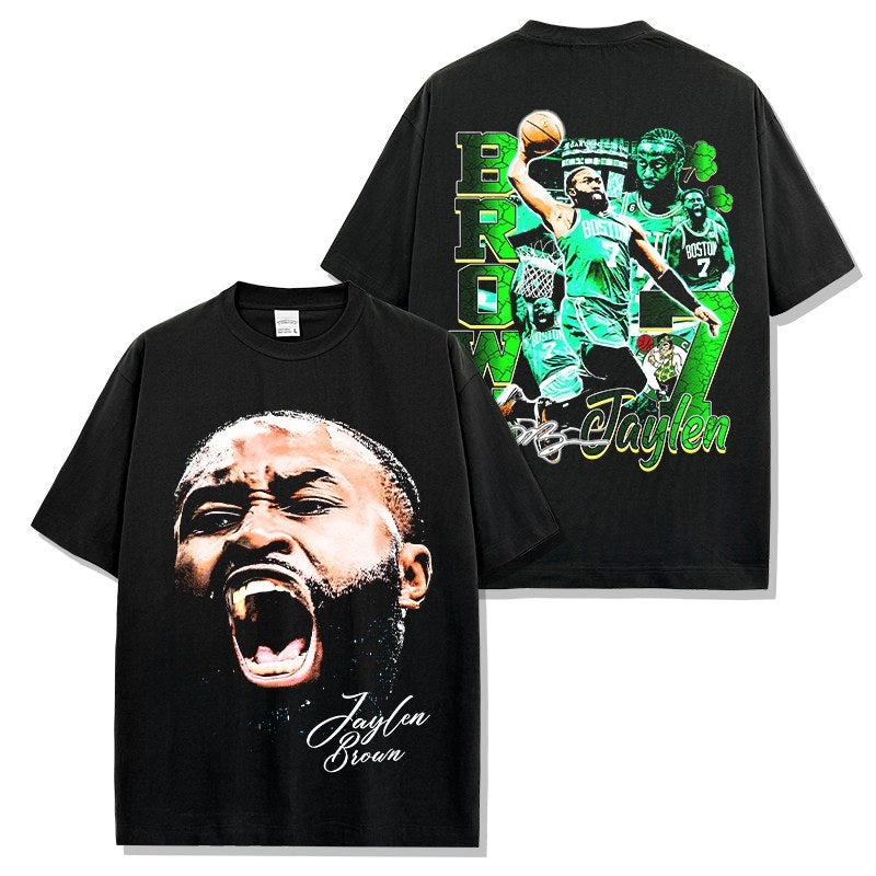 JAYLEN BROWN VINTAGE TEE · CLUTCH