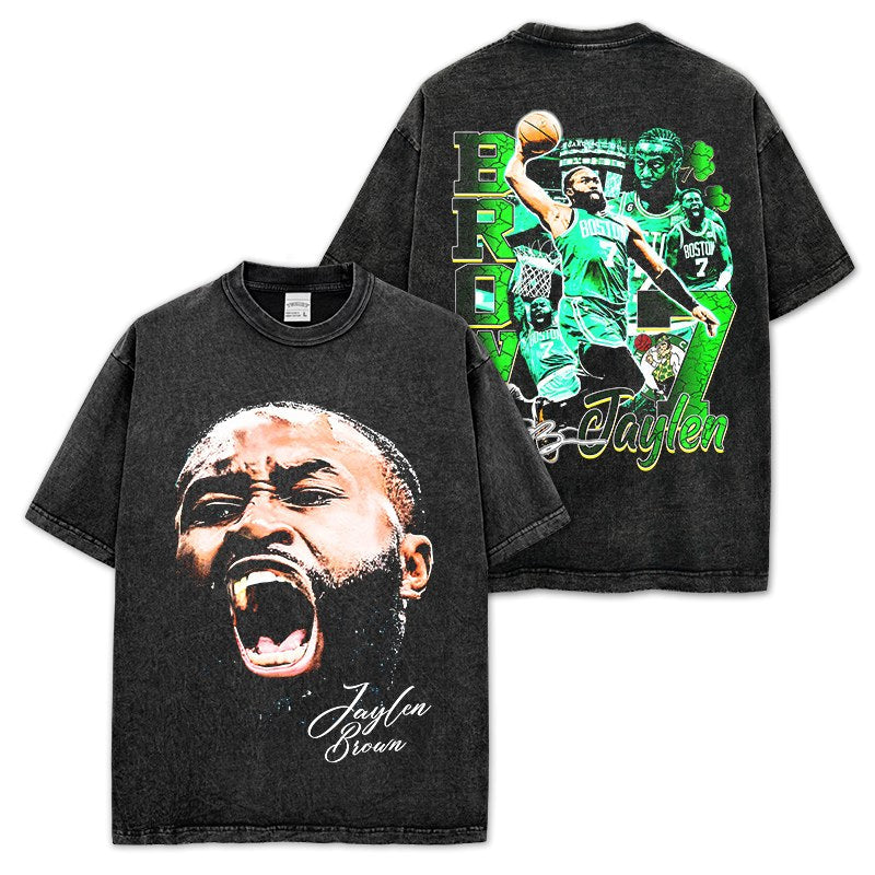 JAYLEN BROWN VINTAGE TEE · CLUTCH