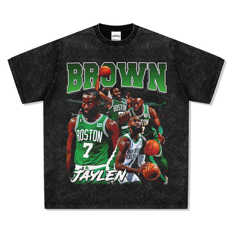 JAYLEN BROWN VINTAGE TEE · MVP