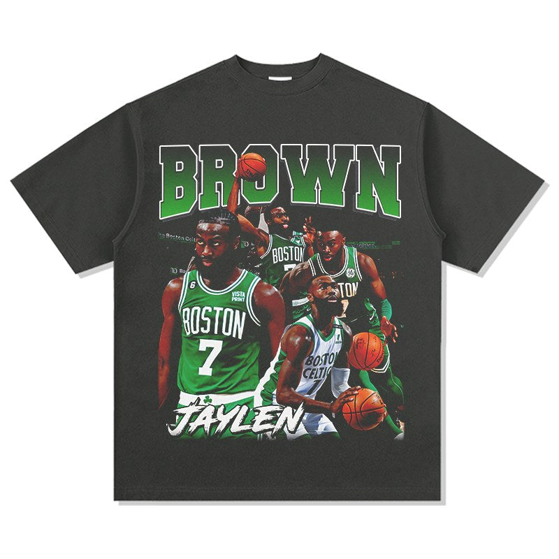 JAYLEN BROWN VINTAGE TEE · MVP