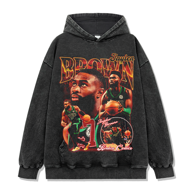 JAYLEN BROWN VINTAGE HOODIE · CROSSOVER