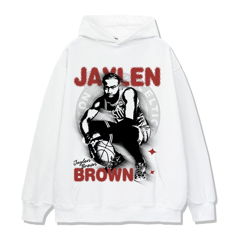 JAYLEN BROWN VINTAGE HOODIE · FADEAWAY