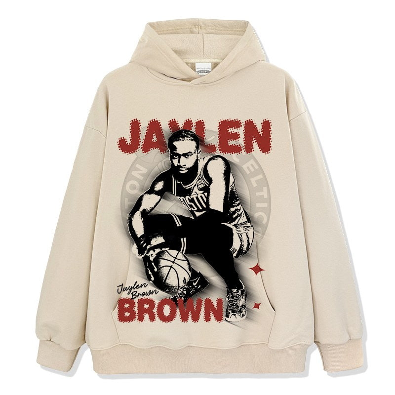 JAYLEN BROWN VINTAGE HOODIE · FADEAWAY