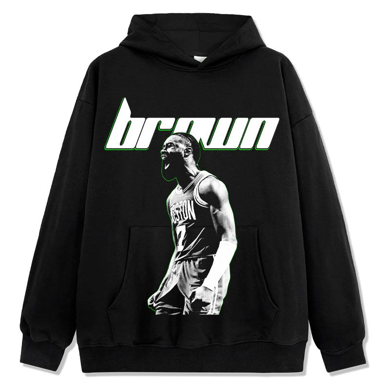 JAYLEN BROWN VINTAGE HOODIE · ICON