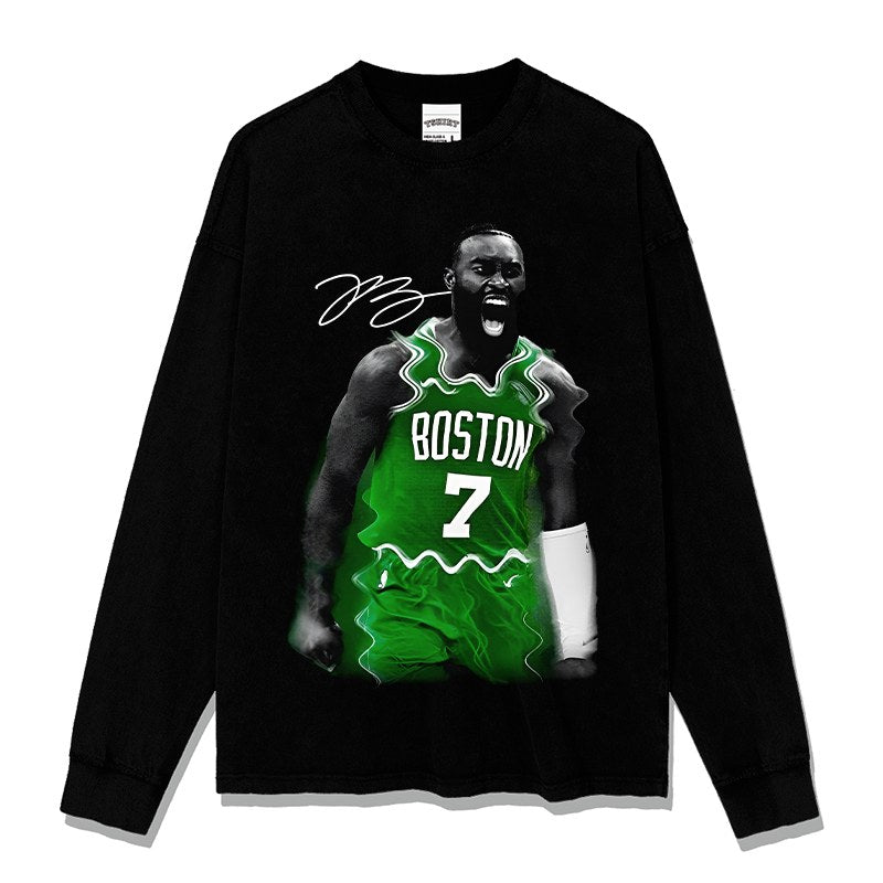 JAYLEN BROWN LONG SLEEVE · BUZZER BEATER