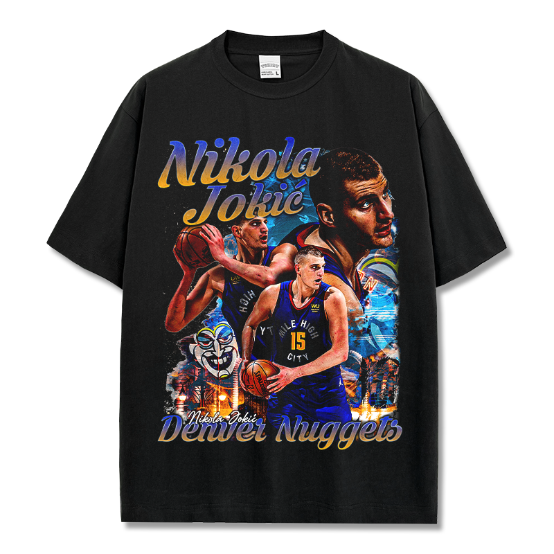 NIKOLA JOKIC VINTAGE TEE · FADEAWAY