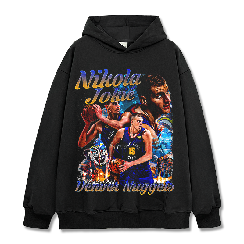 NIKOLA JOKIC VINTAGE HOODIE · FADEAWAY
