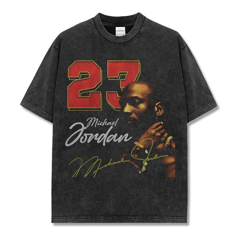 MICHAEL JORDAN VINTAGE TEE · BUCKETS
