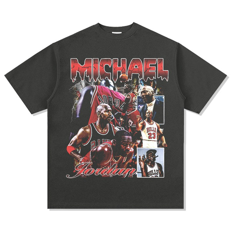 MICHAEL JORDAN VINTAGE TEE · HEAT CHECK
