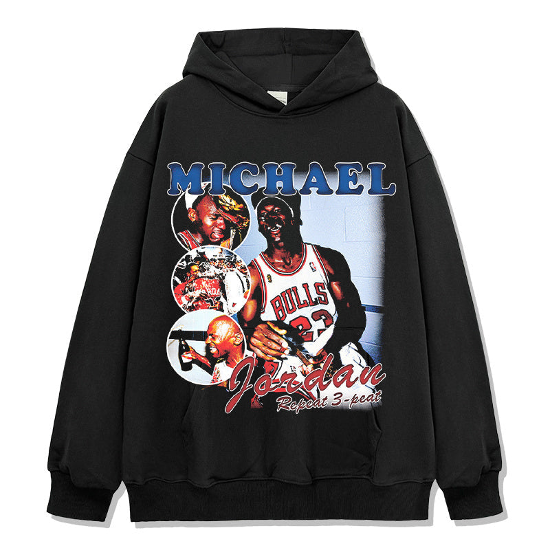 MICHAEL JORDAN VINTAGE HOODIE · BOOM