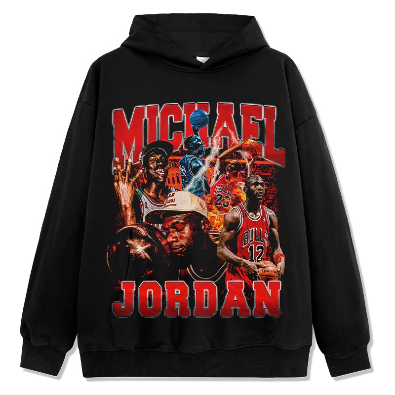 MICHAEL JORDAN VINTAGE HOODIE · FREE THROW