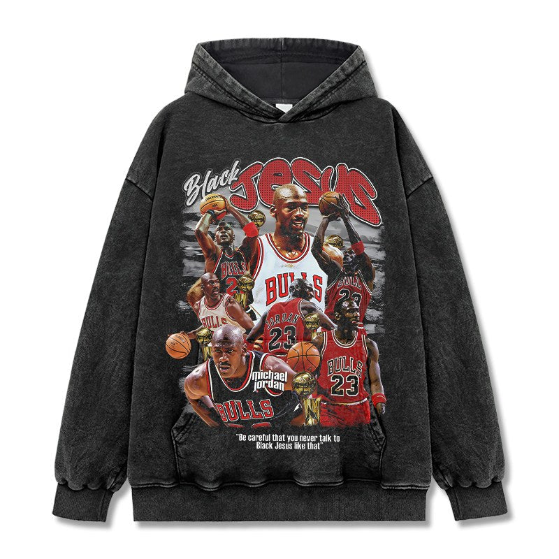 MICHAEL JORDAN VINTAGE HOODIE · COURTSIDE
