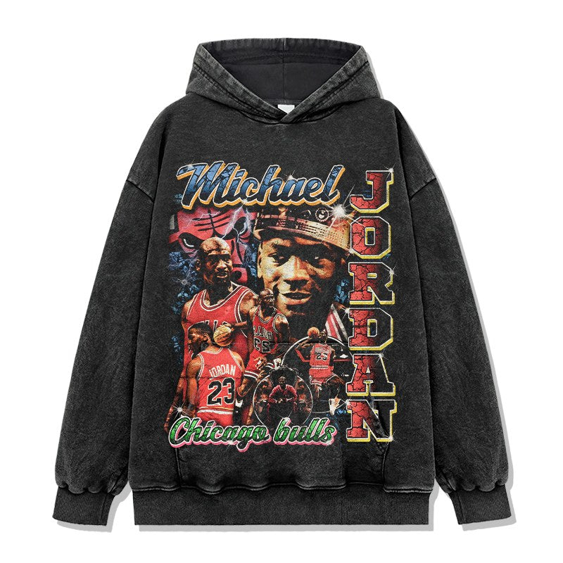 MICHAEL JORDAN VINTAGE HOODIE · AIRBORNE