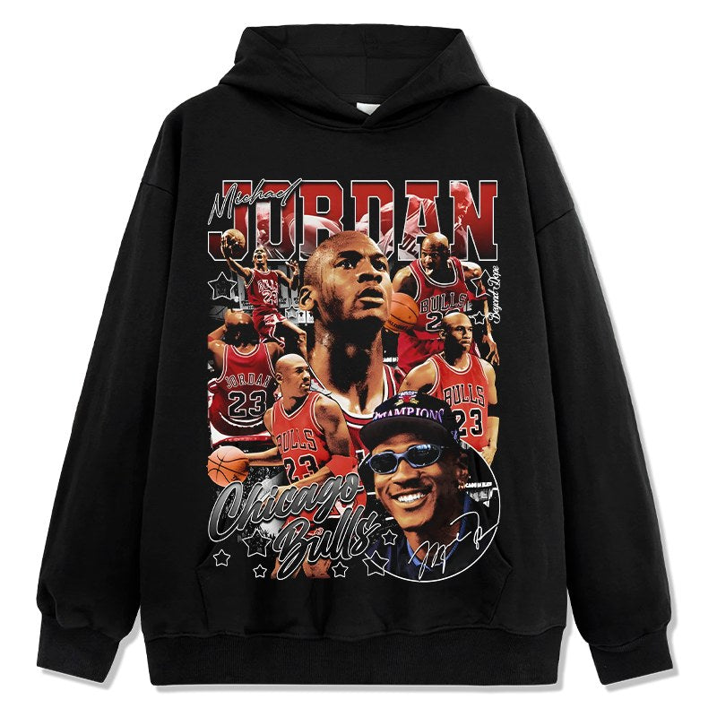 MICHAEL JORDAN VINTAGE HOODIE · BANNER NIGHT
