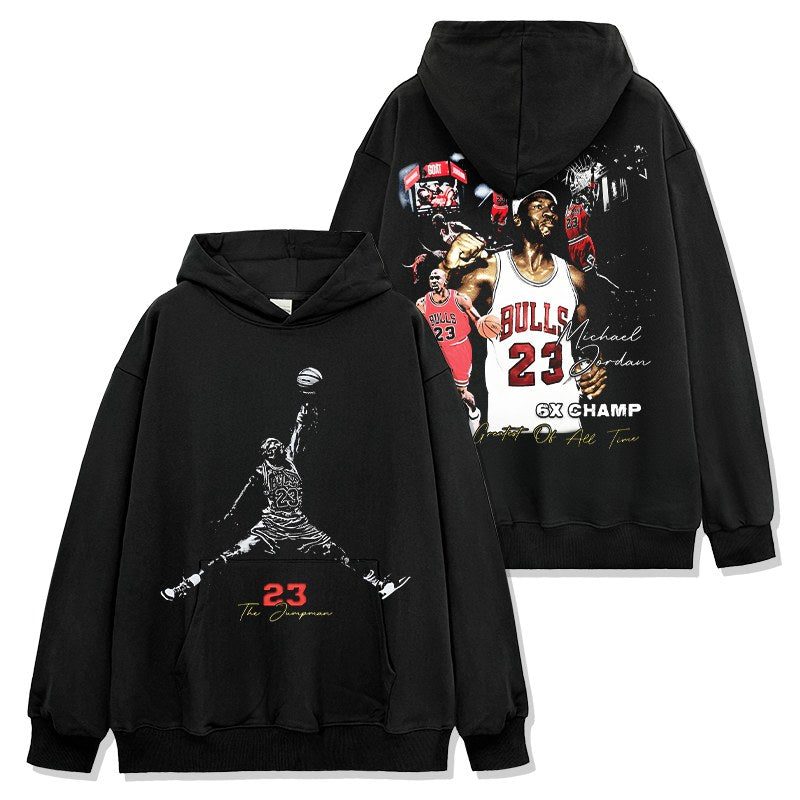 MICHAEL JORDAN VINTAGE HOODIE · LOGO SHOT
