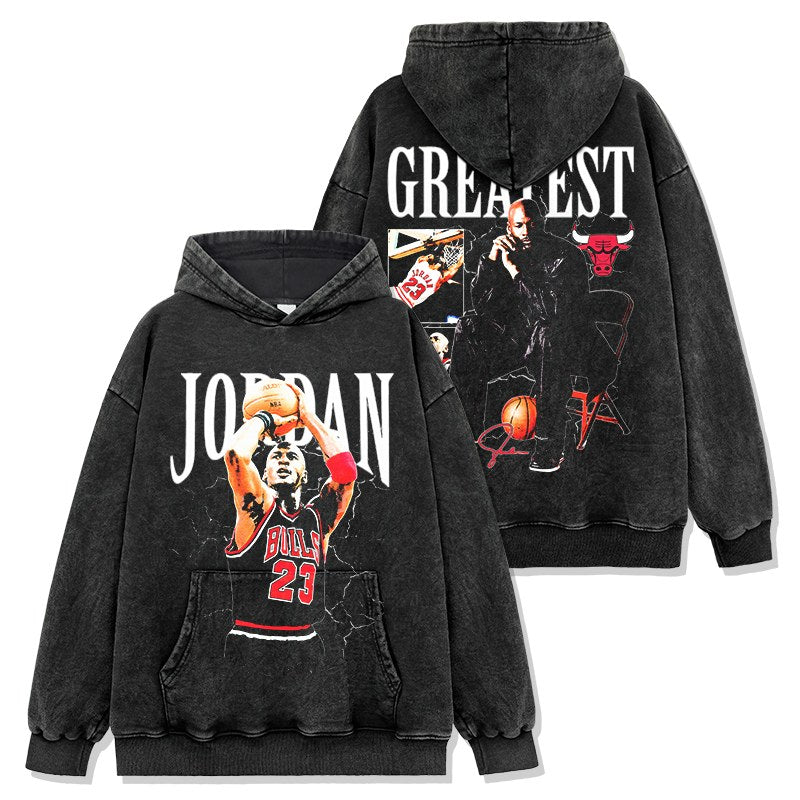 MICHAEL JORDAN VINTAGE HOODIE · STEP BACK